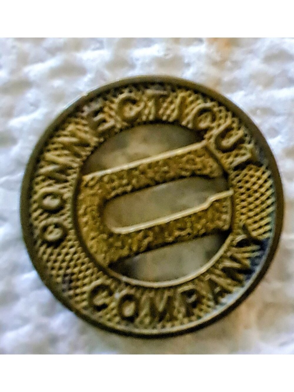 Connecticut Company  New Haven Transit Good for One Fare Token Coin Exonumia